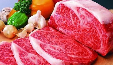 Coma carne para aumentar a potencia